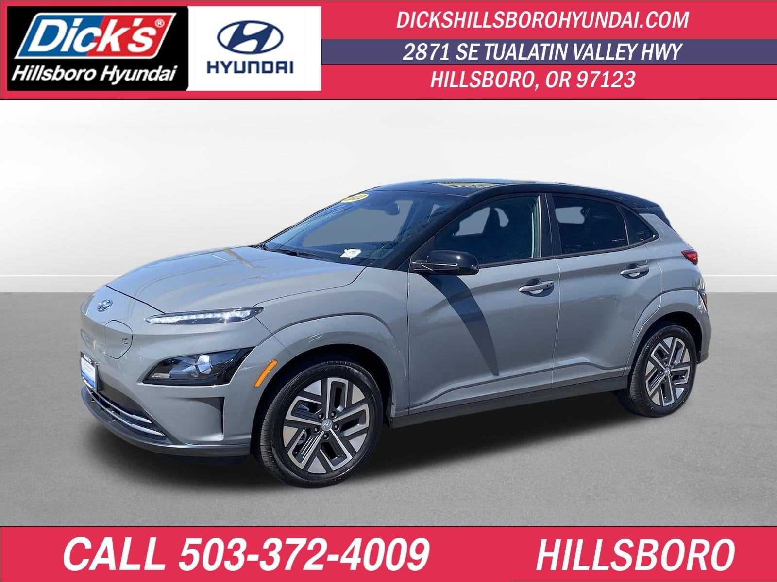 Used 2022 Hyundai Kona EV SEL with VIN KM8K23AG4NU147966 for sale in Canby, OR